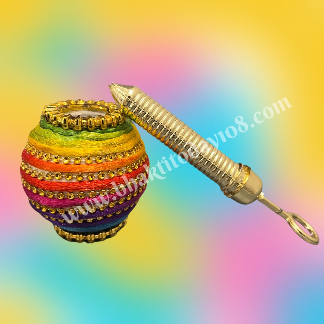 Colorful and safe playing toys designed specifically for Laddu Gopal, perfect for decorating and engaging the little deity.