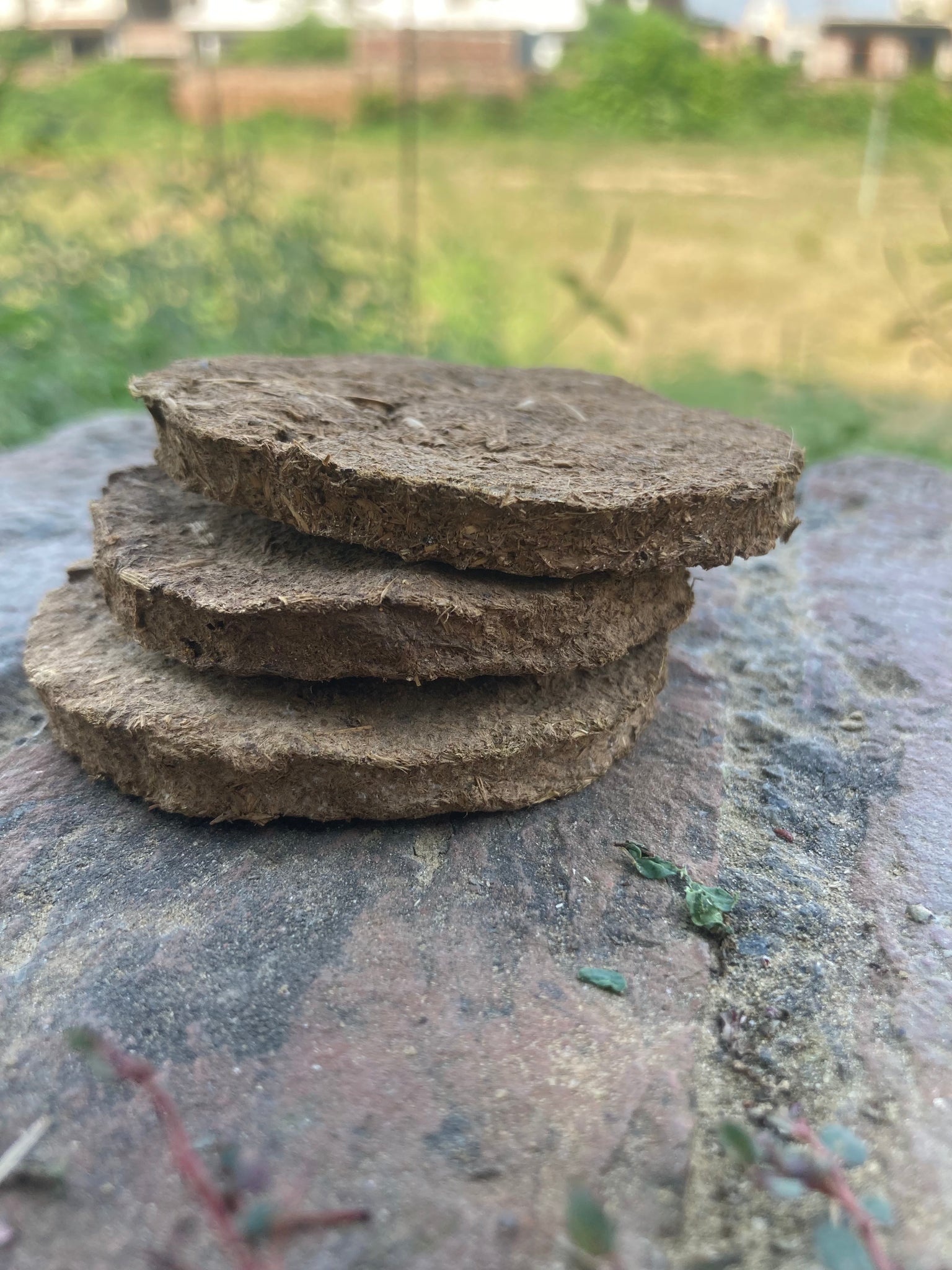 Natural cow dung cakes (Kande/Upale) for puja, havan, agnihotra, and organic farming