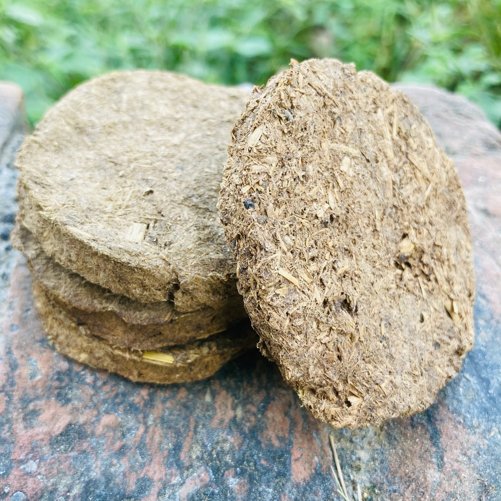 Natural cow dung cakes (Kande/Upale) for puja, havan, agnihotra, and organic farming